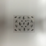 3D Sticker schwarz XF 175